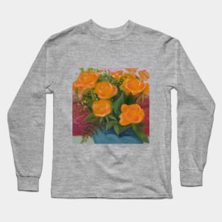 Orange Roses Long Sleeve T-Shirt